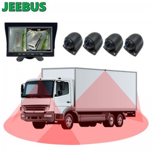 3D 1080P 360 Bus Paking Camera Car Car Reversing Aid Truck 360 градусова камера Bird View система за сигурност
